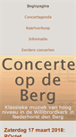 Mobile Screenshot of concertenopdeberg.nl